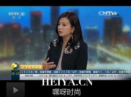 赵薇中央二套财经信息新闻视频在线观看   赵薇身价背景揭秘