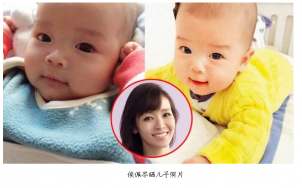 侯佩岑儿子正面照曝光  精灵可爱萌气十