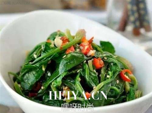 凉拌菠菜