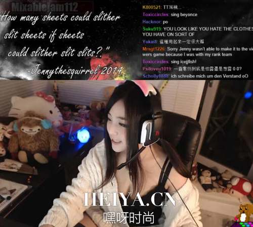 jennythesquirrel是哪个直播间的主播 jennythesquirrel直播视频