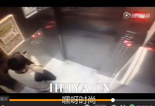 女孩电梯遭男子持刀猥亵摸胸视频  猥亵男子人肉结果资料照片
