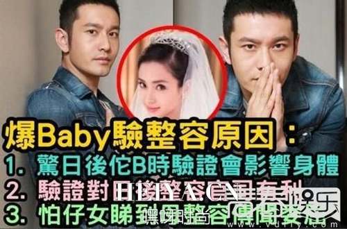 Angelababy进行面部整容鉴定真正原因首曝光 Angelababy进行面部整容鉴定真正原因首曝光