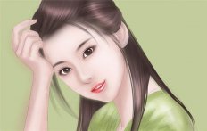古风美女素材照片